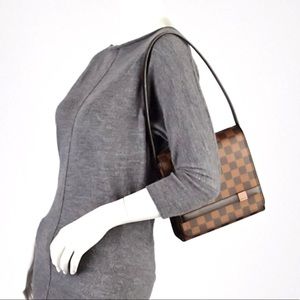 Auth Louis Vuitton Damier Tribeca Mini Bag